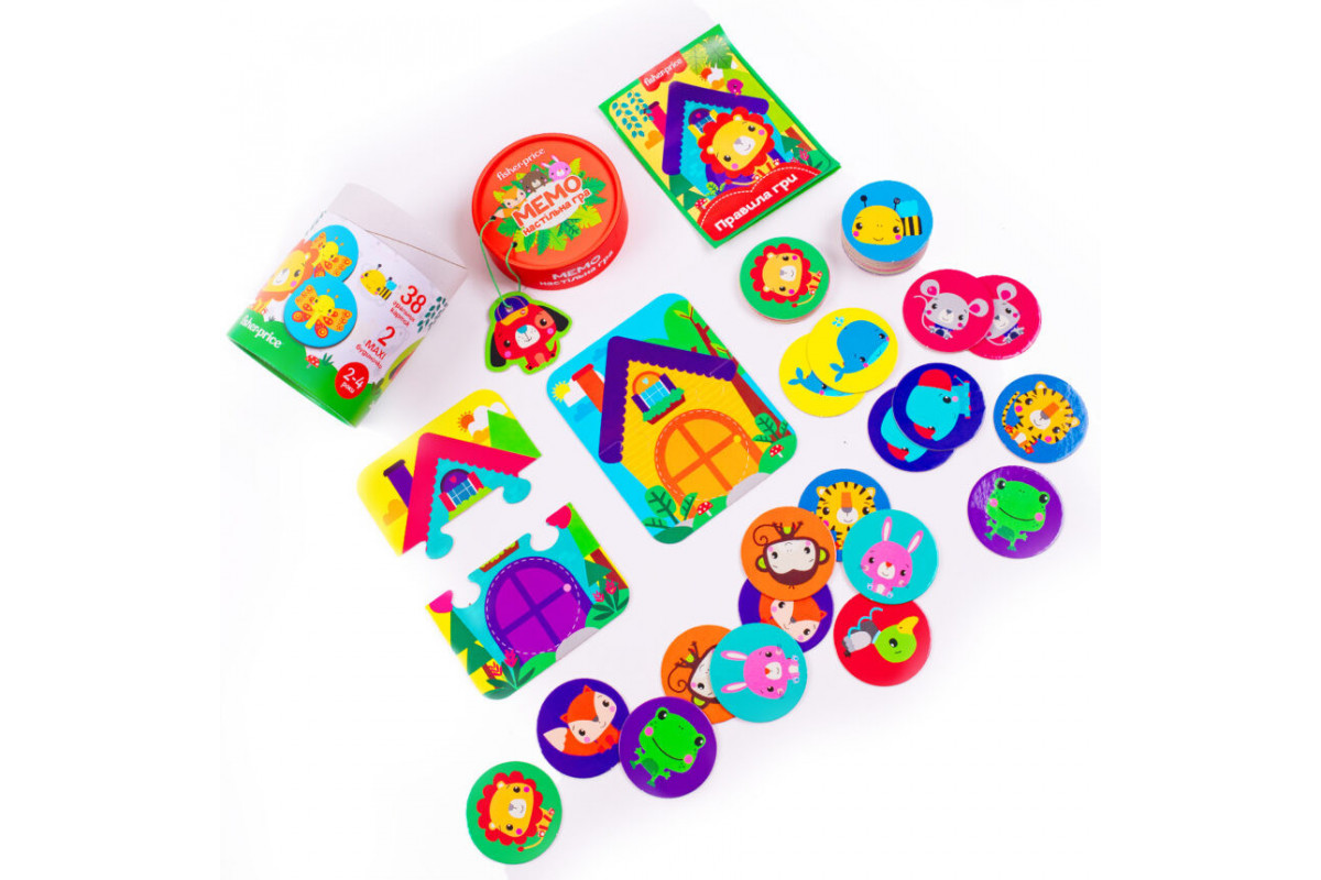 Настольная игра "Мемо" для самых маленьких VT2910-04, 36 деталей
