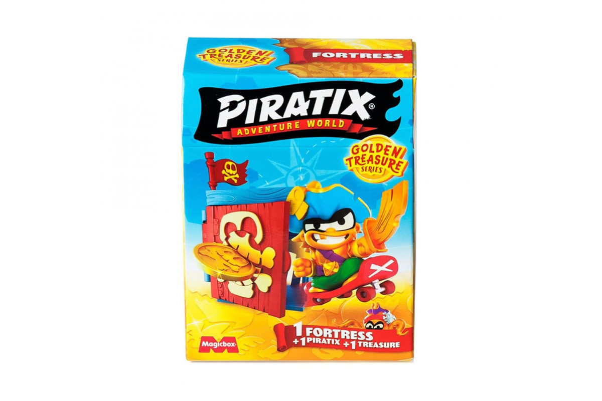 Детский игровой набор с фигурками "Крепость" PIRATIX PPX1D212IN00 серии "Golden Treasure"