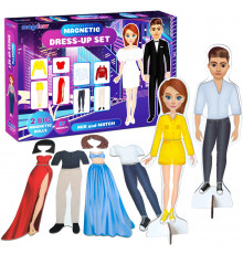 Настольная магнитная игра "Magnetic dolls" ML4032-09 EN 2 магнитных куклы и 37 магнитов