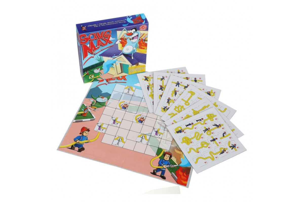 Настольная игра Спасти Макса. Пожарник Arial 911357 на укр. языке