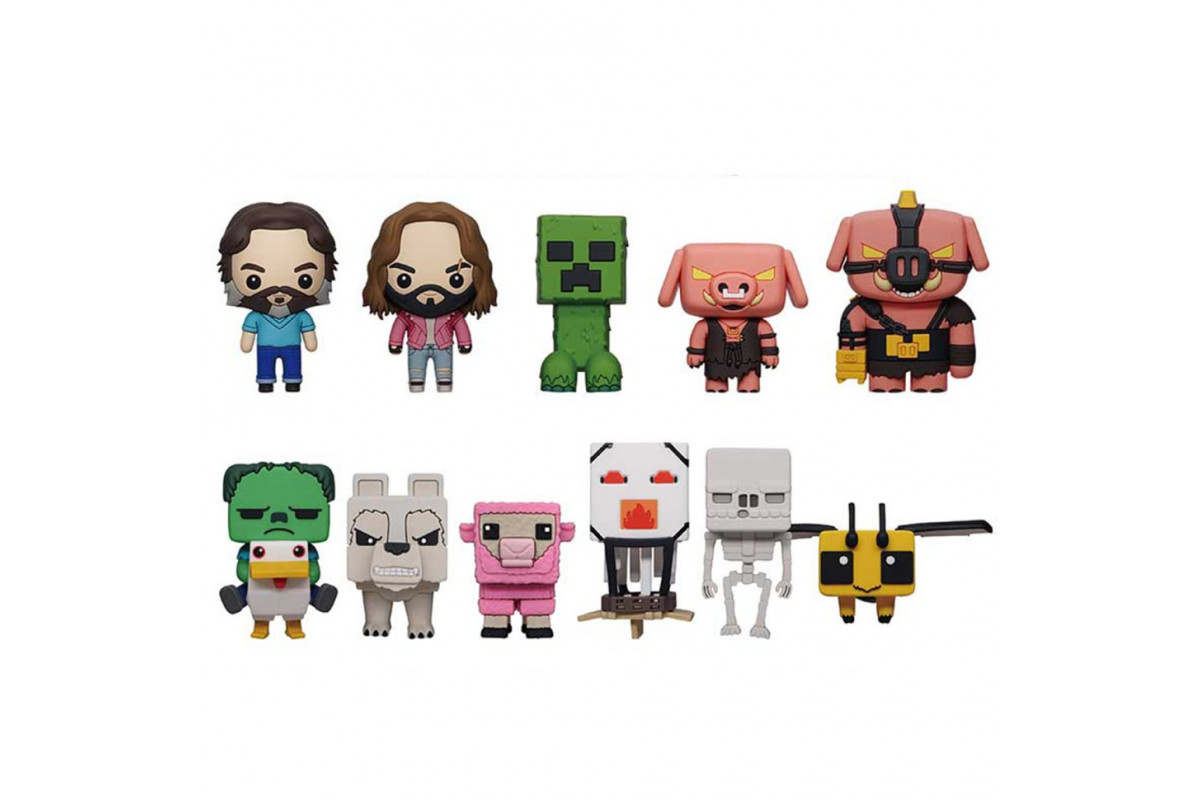 Игровая фигурка на клипсе Monogram 37035 серии "Minecraft: Фильм" в ассортименте