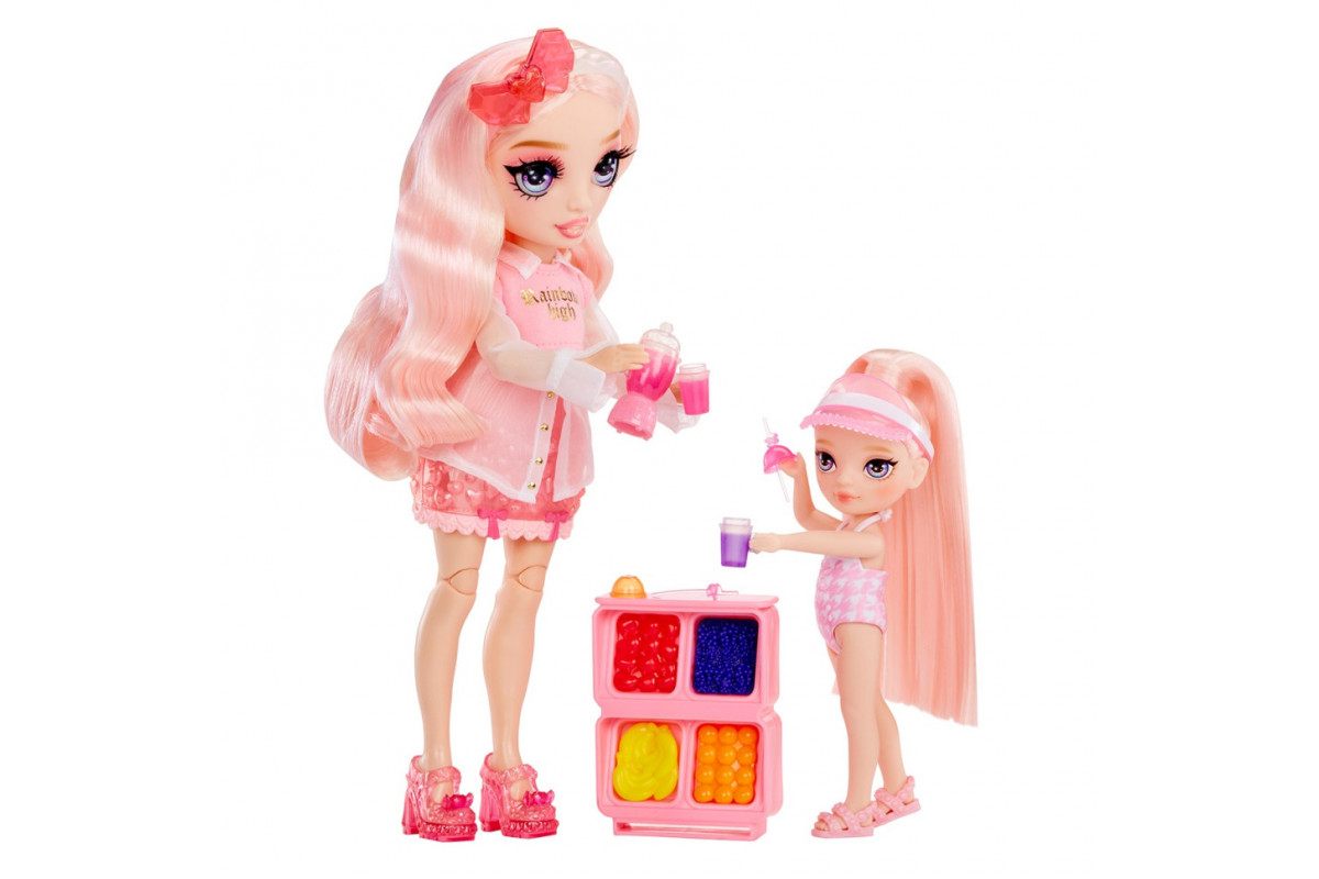 Детский игровой набор с куклой серии "Littles" - Счастливый праздник в бассейне Rainbow High 522249