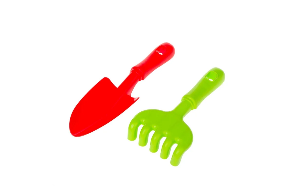 Песочный набор "Ромашка" №5 Colorplast 1135 Красно-зеленый