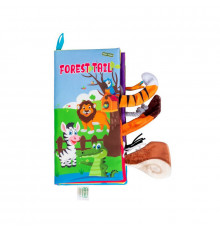 Детская книжечка шуршалочка "Дикие животные" 8725_дикі_тварини