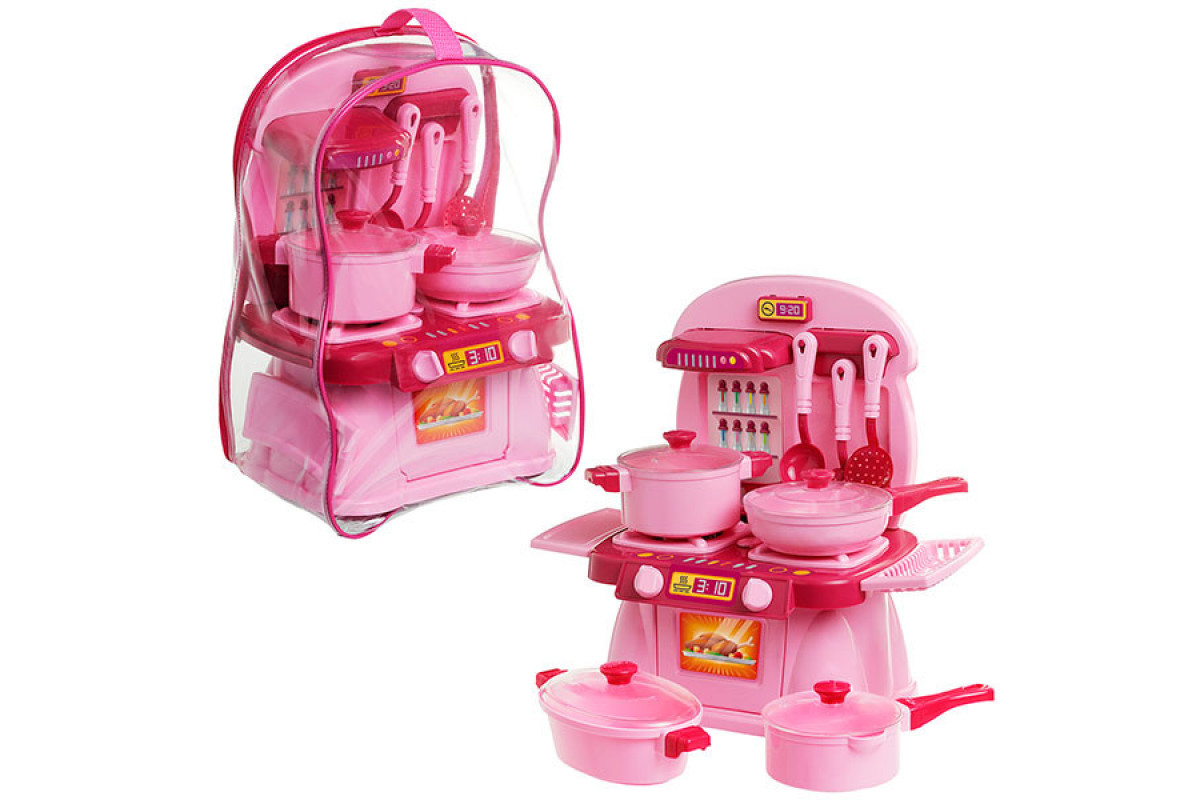 Игровой набор Кухня "Cooking Plate with Dishes" Юника 71719, 10 предметов