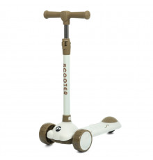 Самокат детский трехколесный JR3-129-BRN, колеса со светом