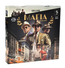 Настольная игра "Мафия Делюкс" QB701-002 с песочными часами, повязками для глаз