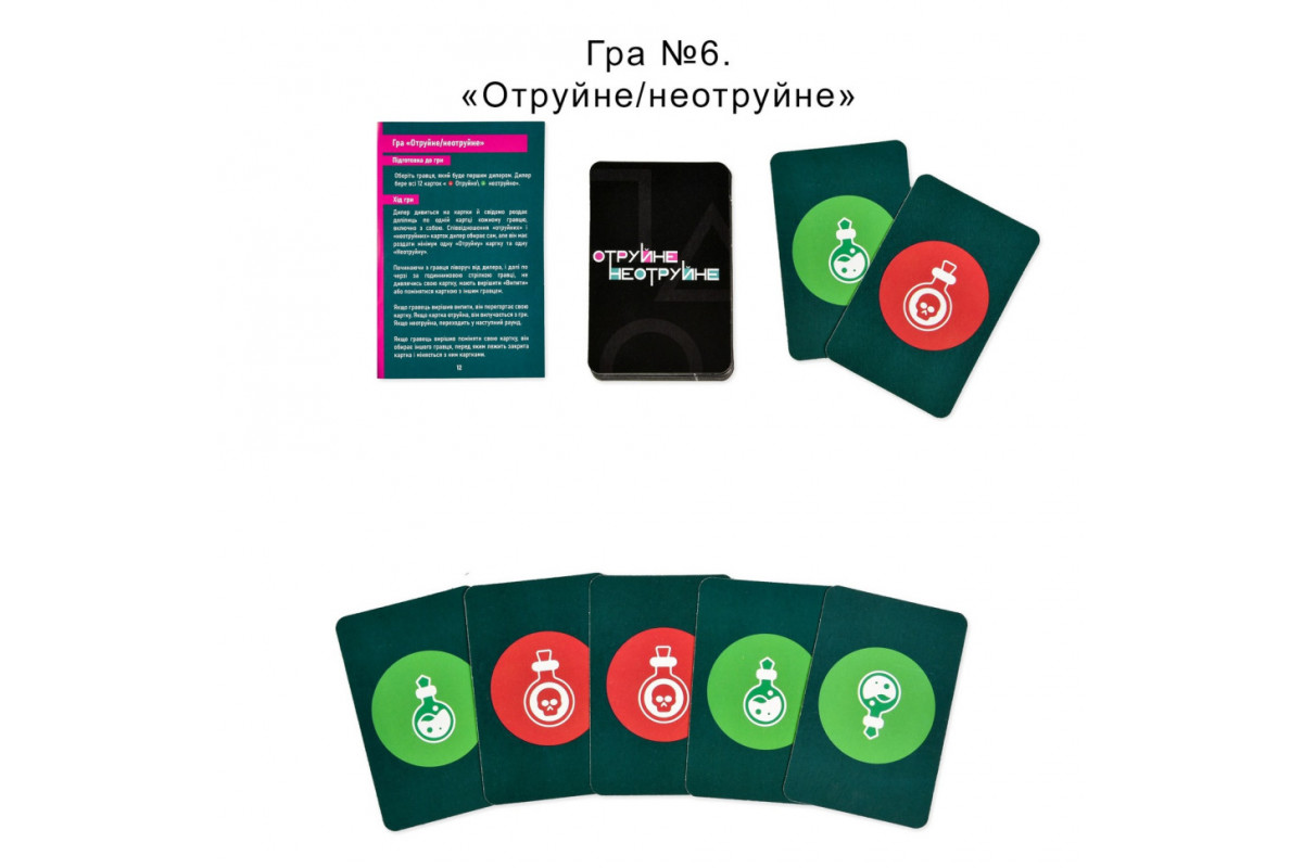 Настільна гра 6 в 1 "Ти знаєш, що робити 2" 30841 картки 54 шт