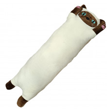 М'яка іграшка "Кіт батон" K15311, 85 см Білий