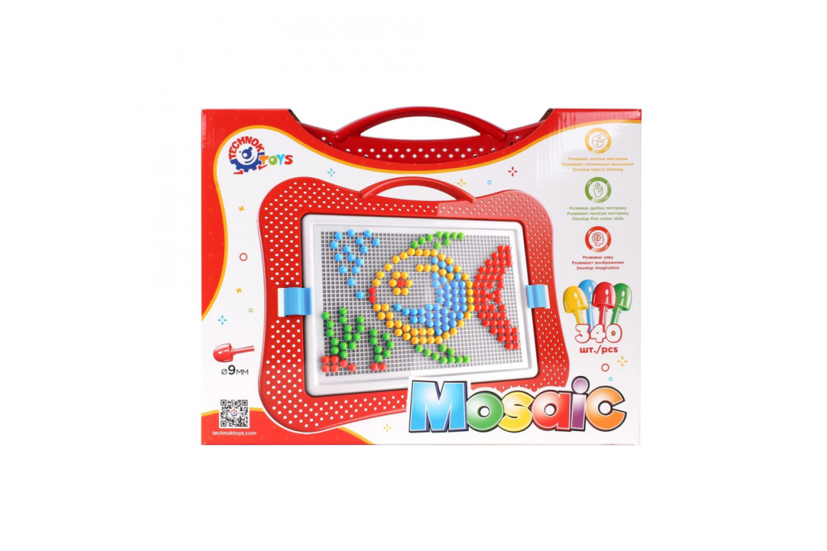 Іграшка "Мозаїка 4 ТехноК", арт.3367TXK, 340 фішок