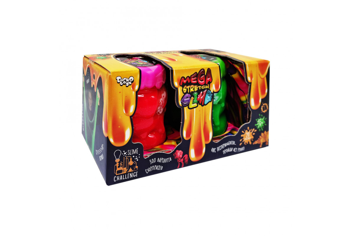 Вязкая масса "Mega Stretch Slime" SLM-11-01U 2 банки Вид 2