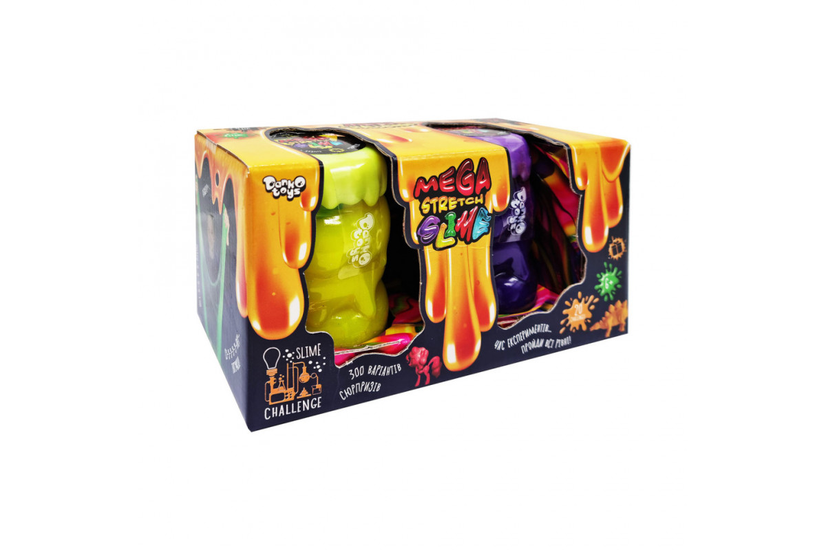 Вязкая масса "Mega Stretch Slime" SLM-11-01U 2 банки Вид 3