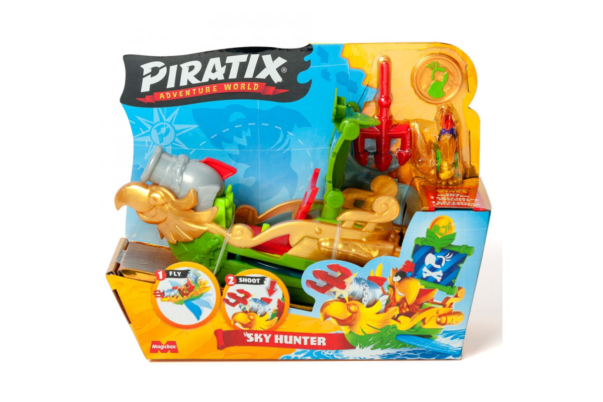 Детский игровой набор с фигурками "Пиратский корабль Небесный охотник" PIRATIX PPXSP114IN10