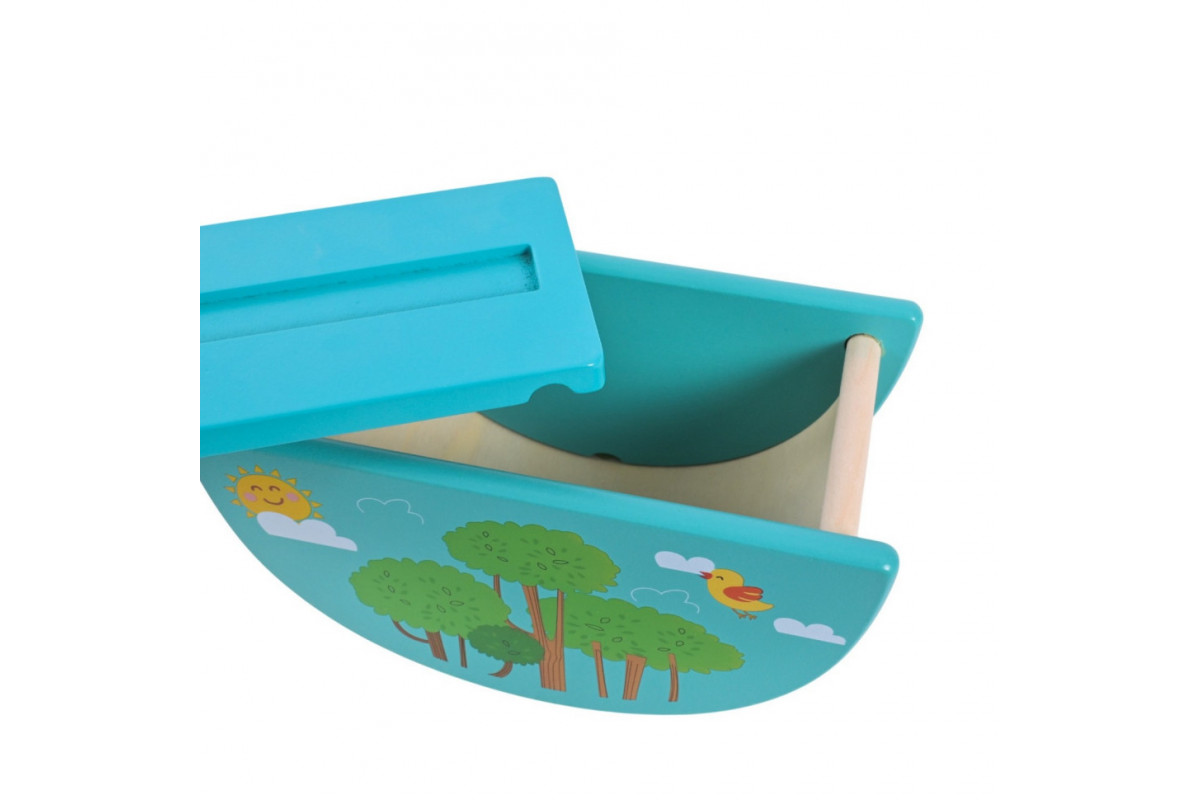 Деревянная игрушка Балансир-шнуровка 2 в 1 C9406