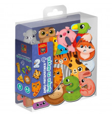 Детская развивающая магнитная игра "Чудо-математика. Цифры и фигуры" VT5411-19 31 магнит