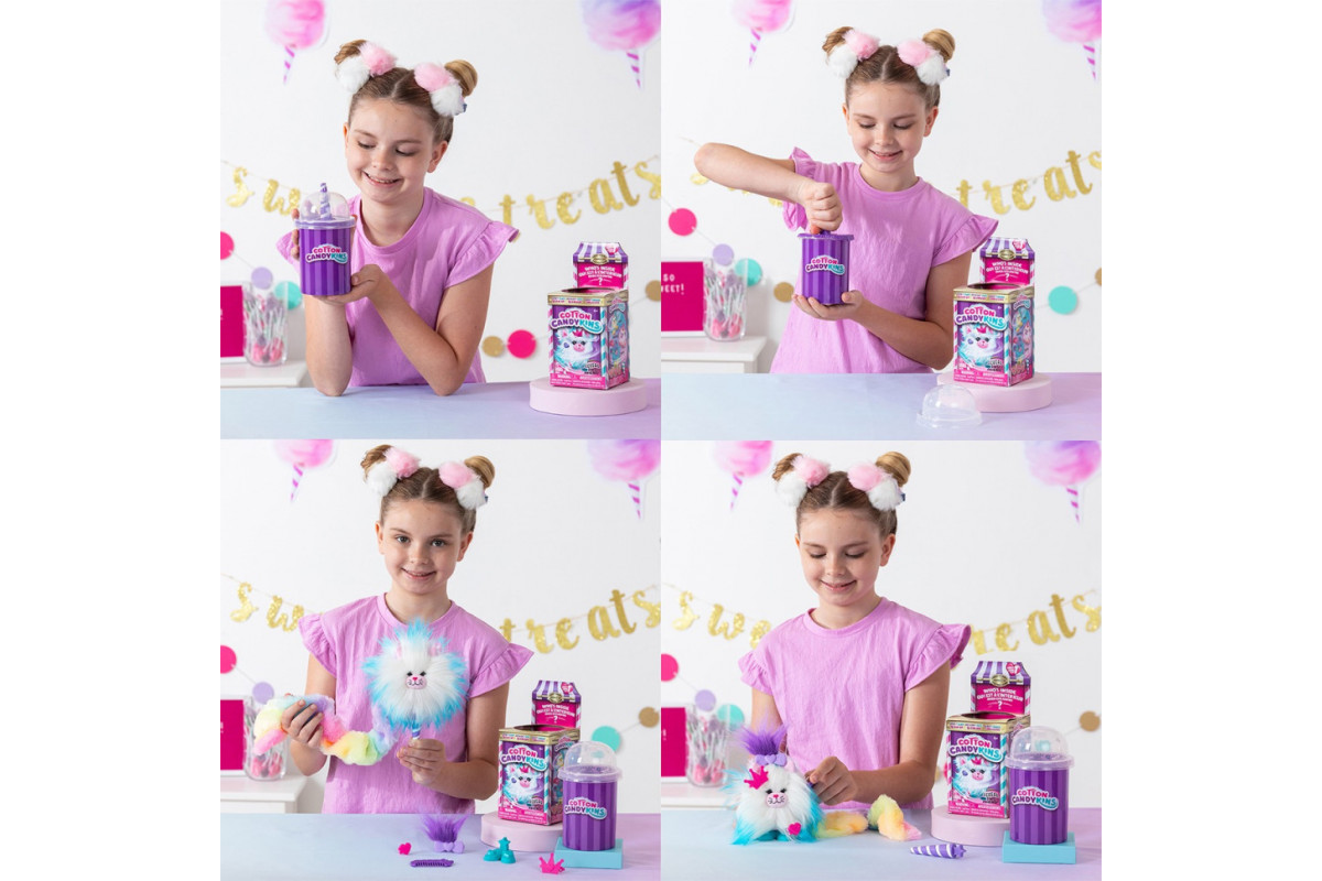 М'яка іграшка-сюрприз "Пухнастий улюбленець" Cotton Candykins 27301 в асортименті