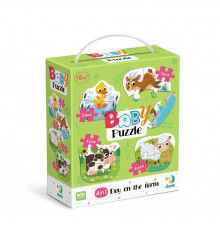 Детский пазл 4 в 1 "Baby puzzle. День на ферме" 300687 набор 4 в 1
