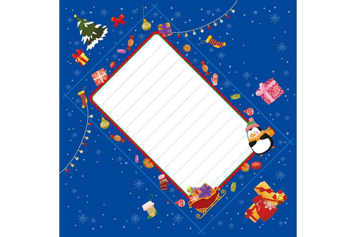 Поздравительная открытка "С Новым годом!" 1012004 с наклейками