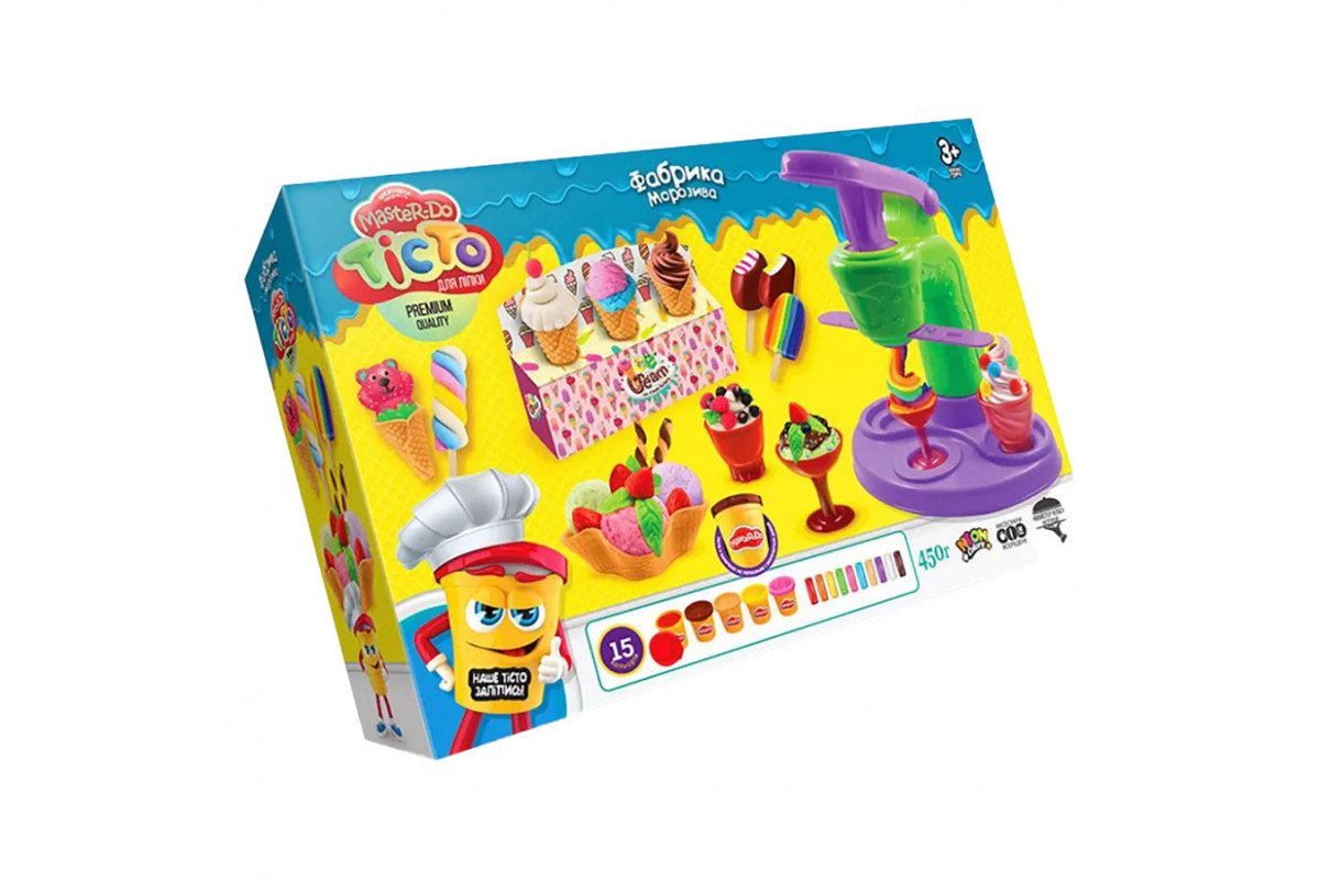 Дитяче тісто для ліплення "Master Do" Фабрика морозива TMD-06-01 з пресом
