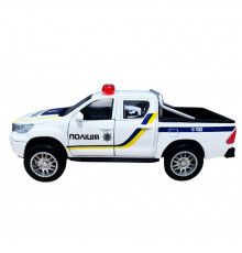 Детская автомодель Toyota Hilux Police TechnoDrive KM250426 масштаб 1:32