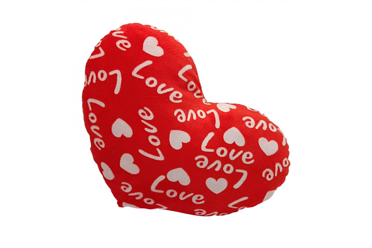 Детская мягконабивная игрушка "Сердце LOVE" HL-M 25 см