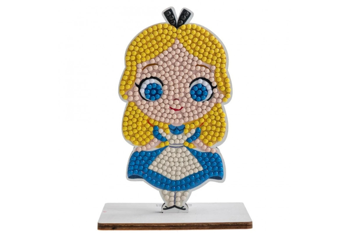 Набір для творчості зі стразами "Аліса" Crystal Art CAFGR-DNY012 на підставці