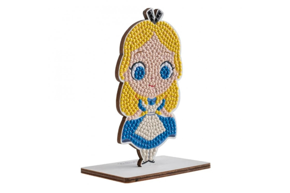 Набір для творчості зі стразами "Аліса" Crystal Art CAFGR-DNY012 на підставці