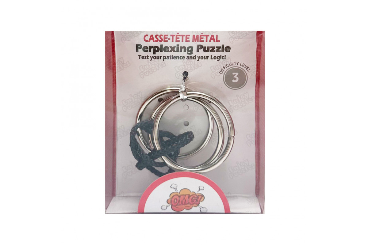 Металева головоломка "Perplexing puzzle" 5562D-11, 3 складність