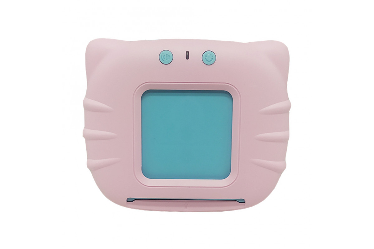 Карманная азбука Монтессори "Котик" 1980M 255 карточек в коробке Розовый