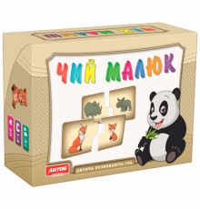 Настільна гра "Чий малюк" 0451 з 30 карток з малюнками