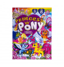 Настільна розважальна гра "Princess Pony" DTG96 бродилка