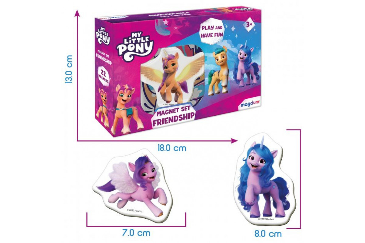 Набір магнітів "My Little Pony Дружба" Magdum МЕ 5031-21