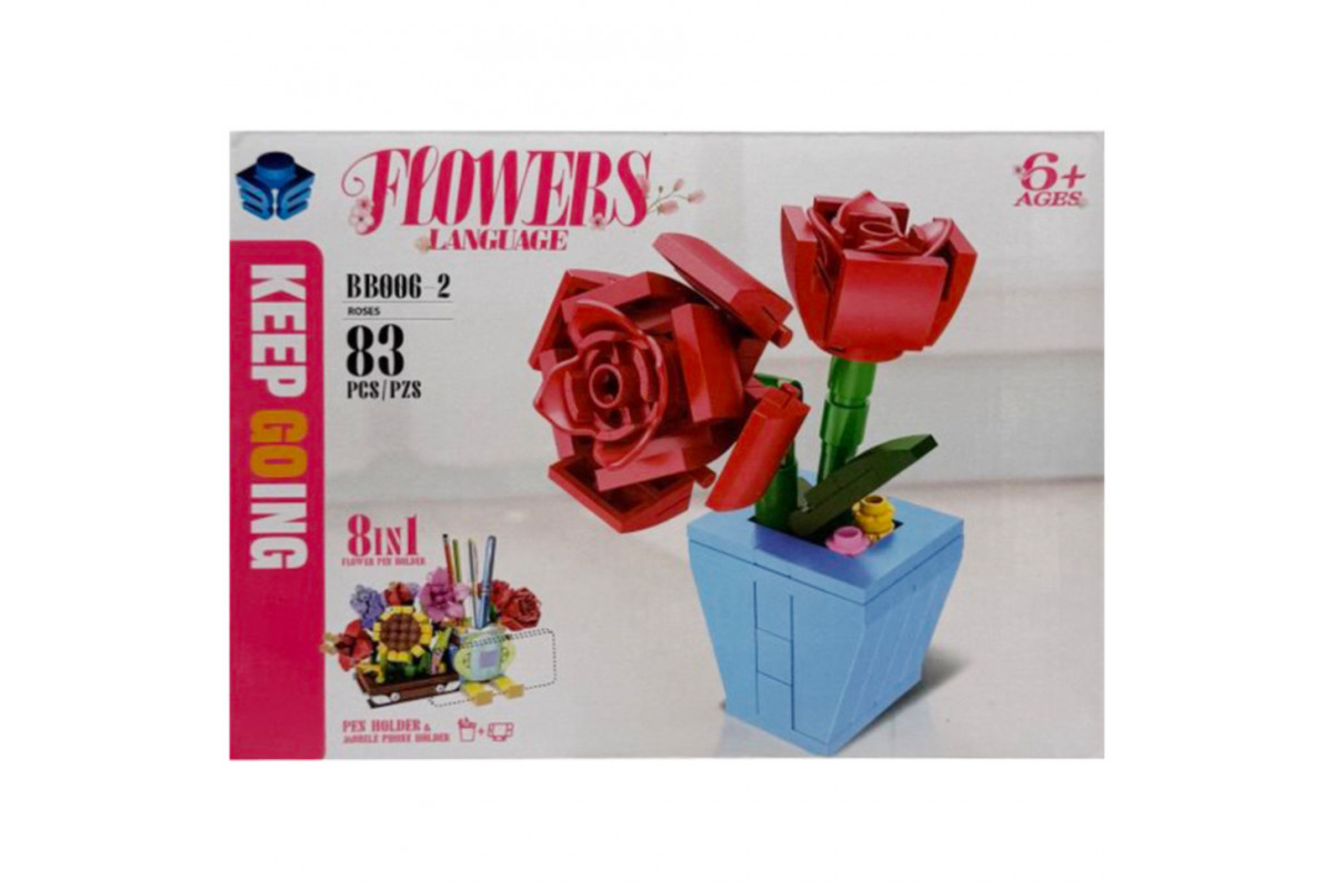 Конструктор детский "Roses" BB006-2, 83 детали