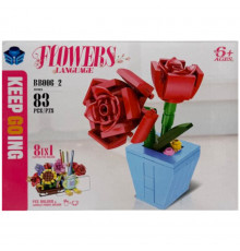Конструктор детский "Roses" BB006-2, 83 детали