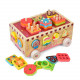 Деревянная игрушка Центр развивающий MD 0893 сортер, фигурки сладости