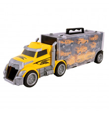 Детский трейлер с машинками LH638, 6 машинок