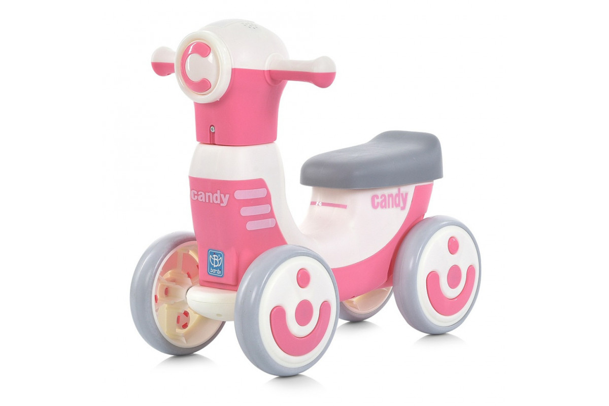 Детская каталка-толокар M 5855E-8 розовый, до 25 кг