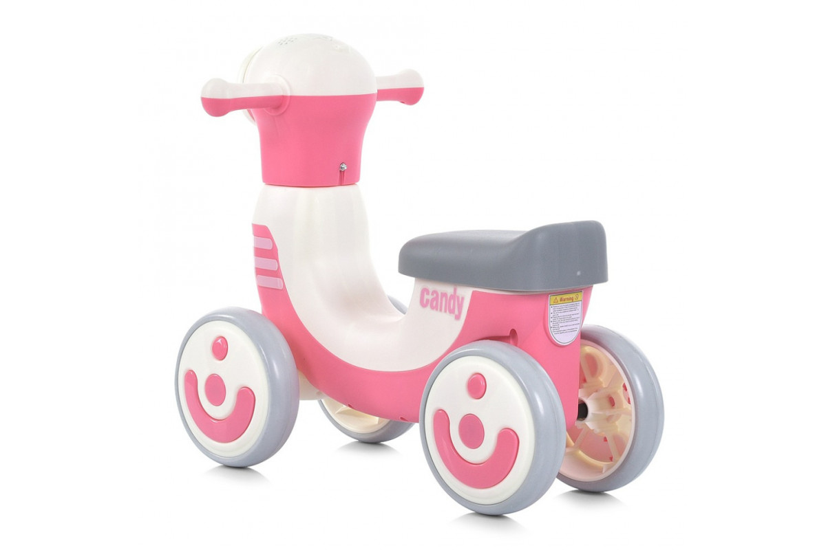 Детская каталка-толокар M 5855E-8 розовый, до 25 кг