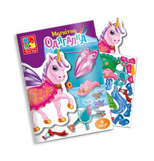 Игра магнитная одевашка «Единорог» VT3204-27, 1 фигурка единорога, 18 магнитов