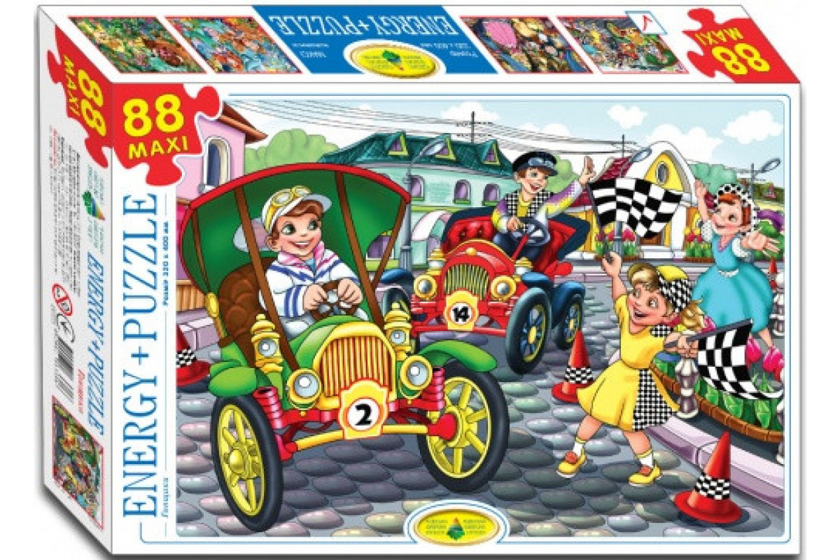Дитячі Пазли Гонщики 83316 ЕГ-05 88 елементів