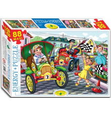 Детские Пазлы "Гонщики"  83316 ЕГ-05 88 элементов