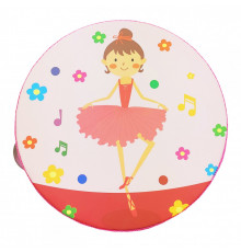 Деревянная игрушка Бубен MD 0367  15 см  Балерина