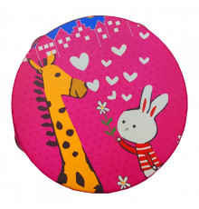 Деревянная игрушка Бубен MD 0367  15 см  КроликиЖираф