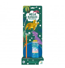 Мильні бульбашки "Mega Bubbles Динозаври" 500122 з тарілкою 450 мл