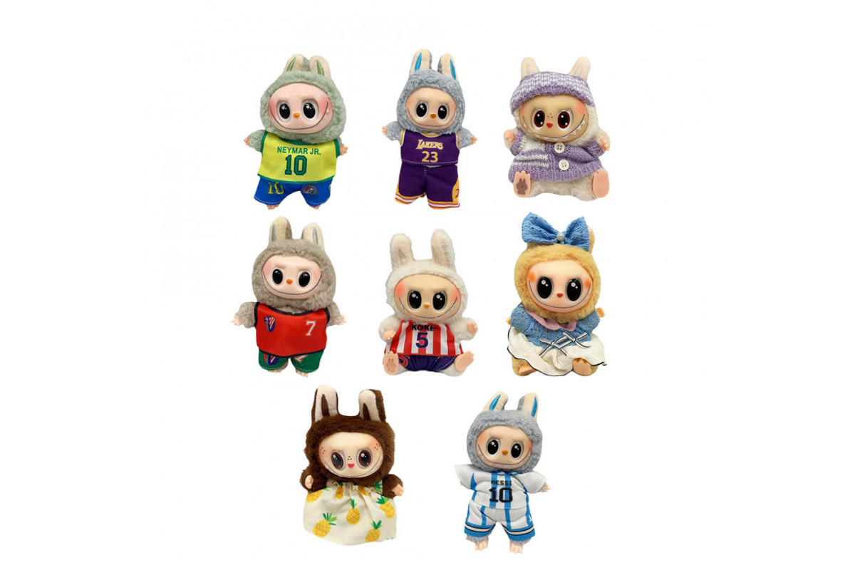 Детская мягкая игрушка-брелок The Monsters Labubu Labubu16 в ассортименте