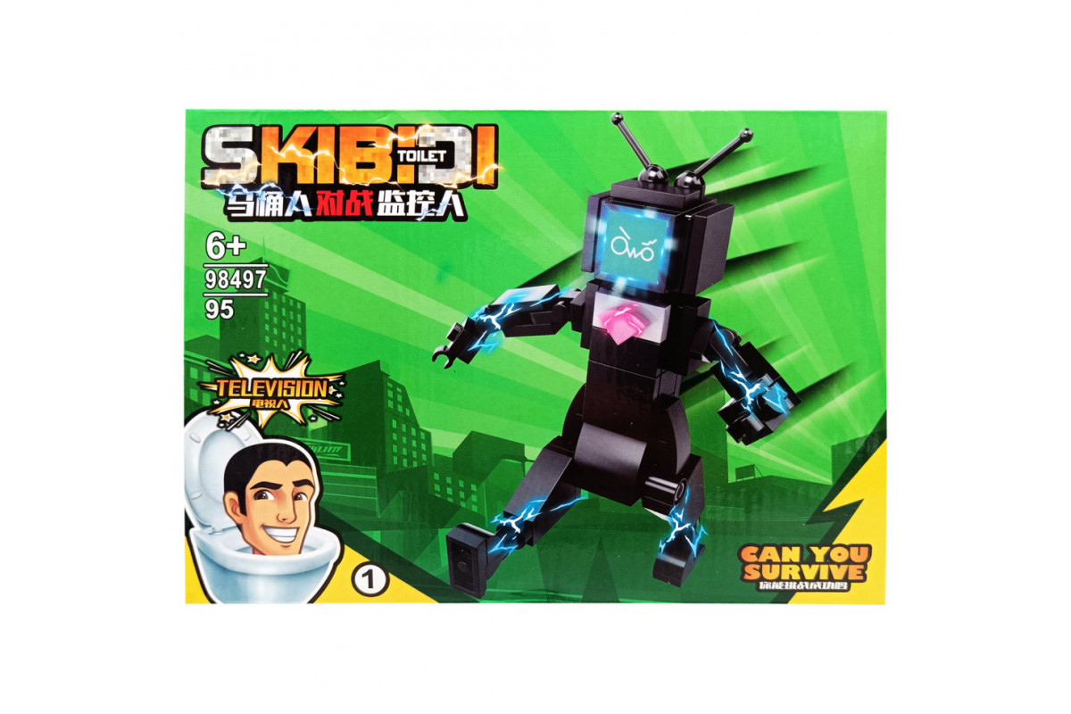 Конструктор "SKIBIDI TOILET" 98497-1, 95 деталей