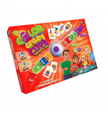 Дитяча настільна розважальна гра "Color Crazy Cups" CCC-01-01U укр. мовою