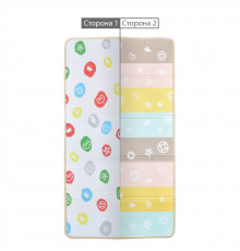 Детский Термоковрик двусторонний складной (Цветные круги) El Camino ME 1135, 180х100х1 см