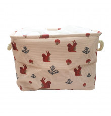 Корзина из хлопка Bambi CLR619  корзинки 35-25-26см Белка