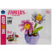 Конструктор детский "Galsang flower" BB006-1, 100 деталей
